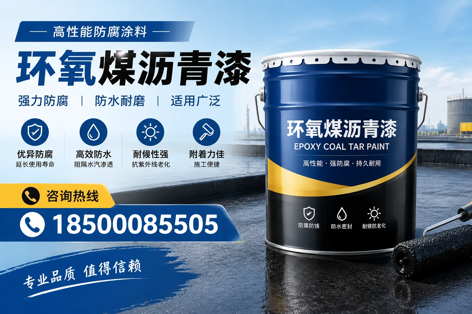 环氧煤沥青漆的主要成分与功能，商洛用户深度了解